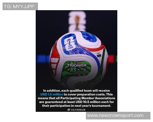 2026世界杯总奖金达727亿美元冠军将获5000万美元奖励